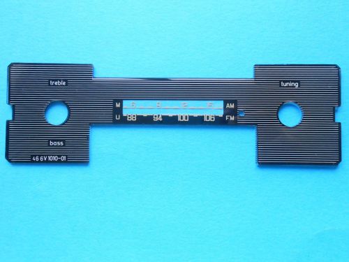 Original becker europa radio face-plate dial scale classic mercedes ferrari bmw