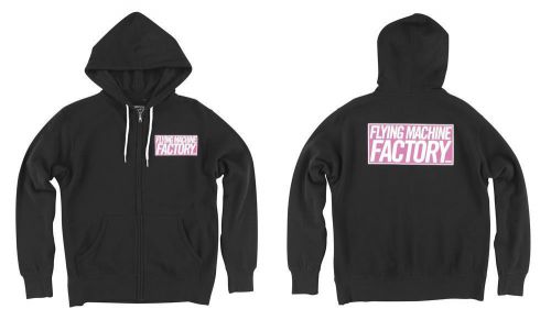 Fmf code 6 womens zip hoody black large lg