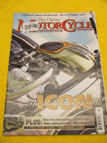 The classic motorcycle magazine vol 34 # 8 august 2007