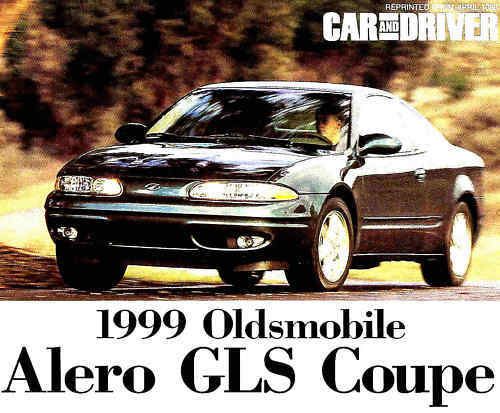 1999 olds alero gls coupe road test reprint-car&amp;driver