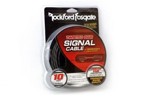 Rockford fosgate punch rfi-10 twisted 10feet pair signal cable