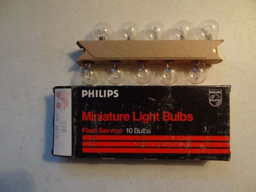 Philips miniature light bulbs pack of 10  fleet service 199 12v 32 c.p.