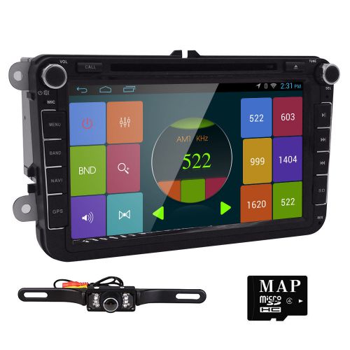 8" android quad core car radio dvd player gps navi multimedia for vw volkswagen