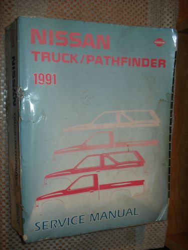 1991 nissan truck &amp; pathfinder service manual shop book original wow