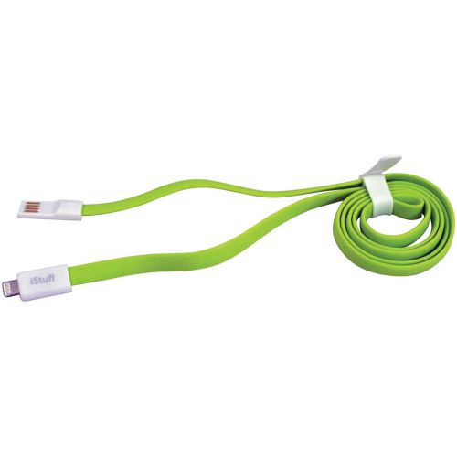 Nippon  ifua-3lgt-gr istuff lightning to usb cable audio/video/telephone green