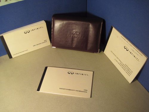 1999 infiniti qx4 owners manual and case deal &#034;free u.s. priority shipping&#034;
