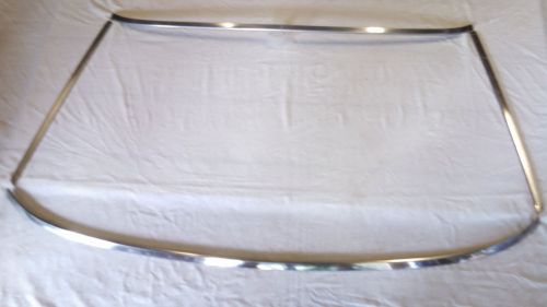 1971-1974 amc javelin amx windshield chrome trim moulding set (oem)