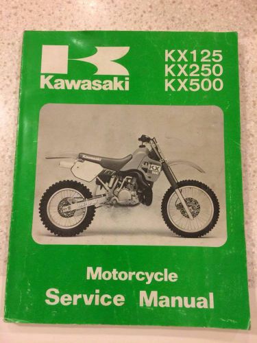 1988 kawasaki kx150/250/500 motorcycle service manual