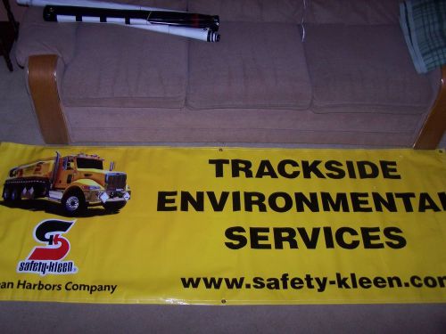 8 by 3 ft - safety kleen racing banner