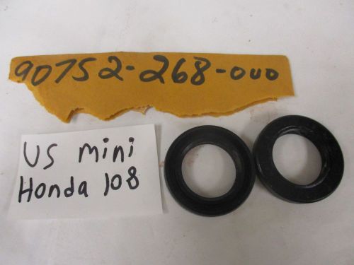 Nos honda cb72 cb77 oil seals 90752-268-000 set of 2
