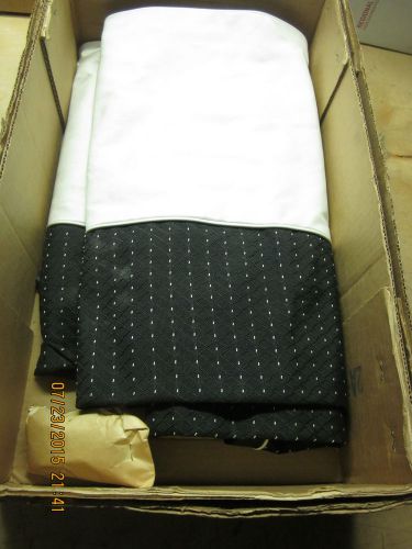 Ford rear seat back rest cover black &amp; white late 50&#039;s