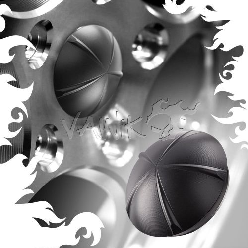 Vawik - cnc aluminum alloy6061 wheel hub nut cover black for vespa s