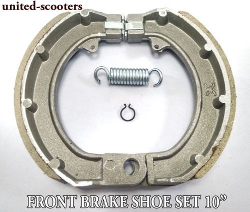 Vespa vlb rear brake shoe pair 10 inches &amp; spares new v2209