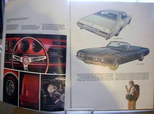 1968 68 olds oldsmobile toronado 98 88 442 cutlass f-85 vista cruiser brochure