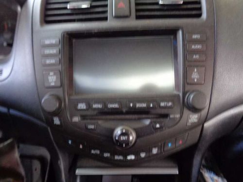 Info-gps-tv screen player navigation vin m 5th digit fits 03-05 accord 392622