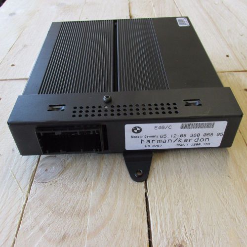 Bmw e46 3 series convertible e46/c harman kardon stereo amplifier 65128380068