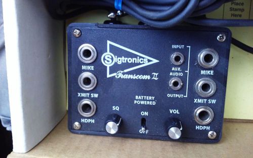 Sigtronics portable voice activated intercom