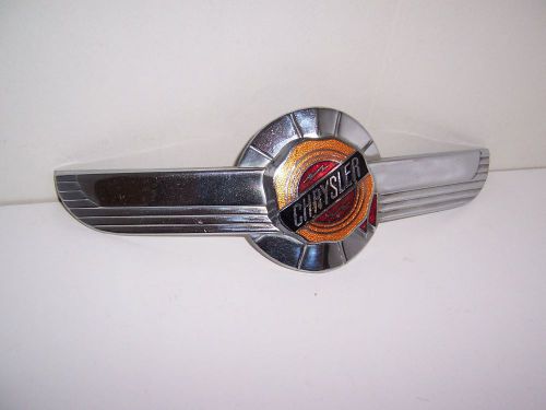 Chrysler hood ornament badge old vintage