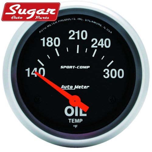 Autometer 3543 sport-comp electric oil temperature gauge