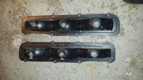 Large eyebrow 1969 1970 69 70 dodge charger tail lights r/t rear housings pair