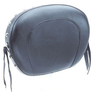 Mustang sissy bar pads for oe sissy bars 12"w x 9"h studded with conchos (75258)