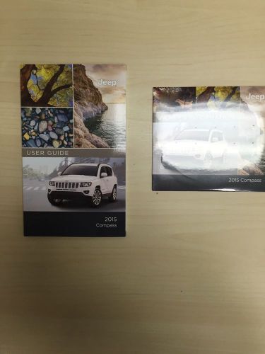 2015 jeep compass owners manual guide books with dvd/ no case