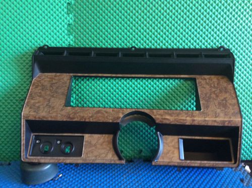 1981-1986 ford f150 f250 f350 bronco woodgrain dash gage bezel read description