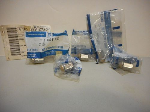 83 - 92 buick, chevy, regal, century, beretta, corsica, set of 5 wheel nuts, nos