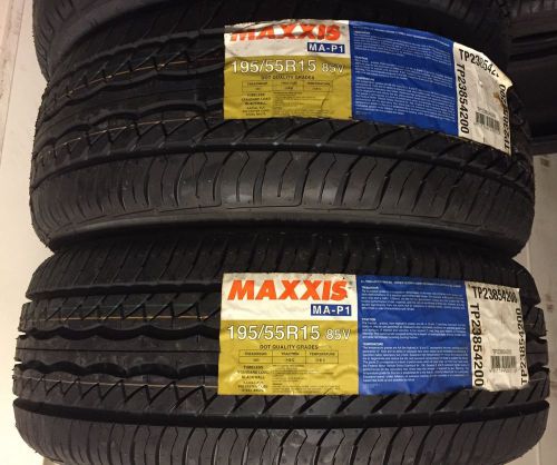 2 new 195 55 15 maxxis ma-p1