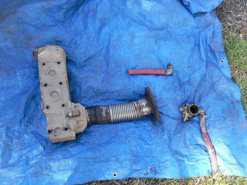 Cummins 4b 4bt 4bta 3.9 wet marine exhaust manifold set