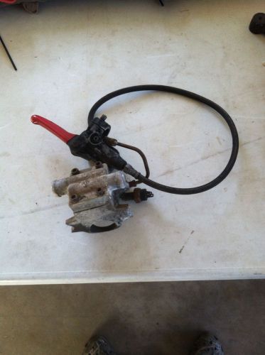 Polaris 1996 xcr 600 sp brake caliper/master cylinder/lever assembly