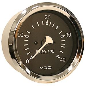 New vdo allentare black 4000rpm 3-3/8 " (85mm) diesel 333-11269