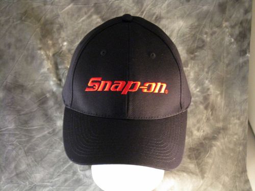 New snap on tools black / red embroidered logo velcro closure cap hat
