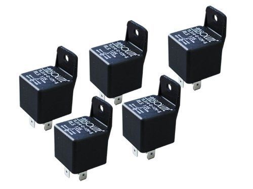 Absolute usa rls125-5 spdt 30/40a 12 vcd automotive relay - 5 pack