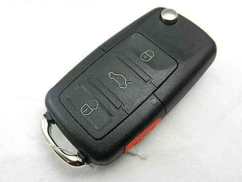 B0243 Folding remote key shell for VW Bora Polo 3 buttons no chip, US $7.99, image 2