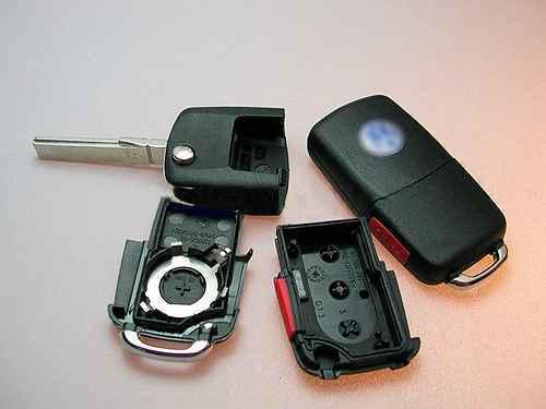 B0243 Folding remote key shell for VW Bora Polo 3 buttons no chip, US $7.99, image 3