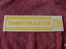 Chevrolet truck valve cover decal, 1954-1955 “235” thriftmaster