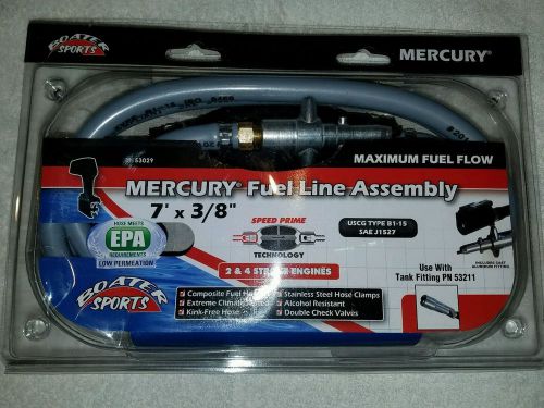 Mercury fuel line assembly - 7&#039; x 3/8&#034;