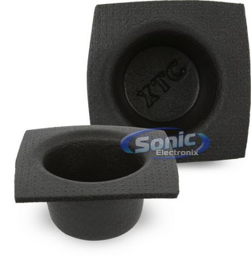 The install bay vxt40 xtc 4&#034; round foam car speaker baffles