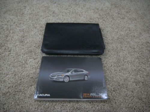 2014 acura rlx owners manual set with free shipping