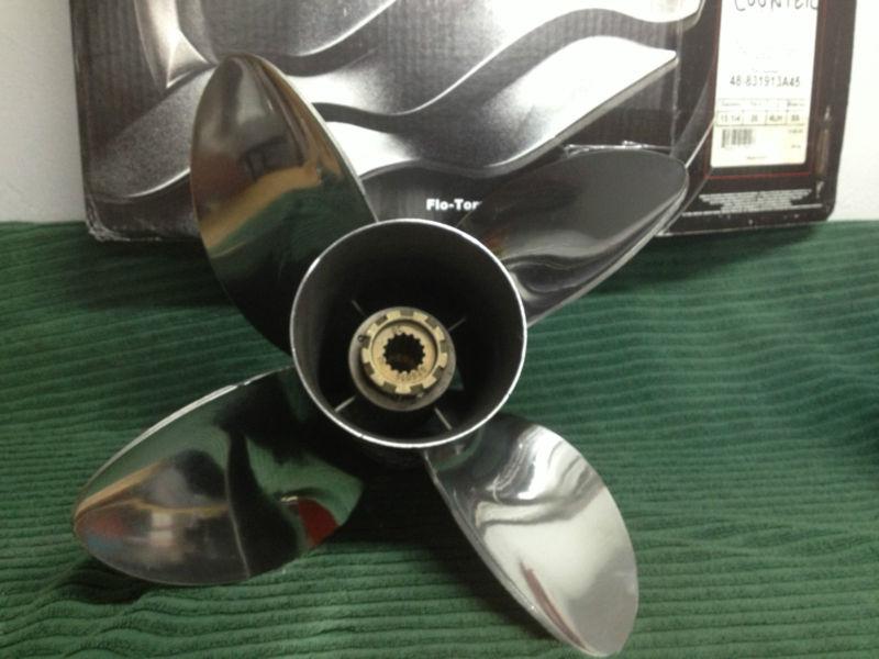 Mercury bravo i propeller  48-831913  26p lh high performance w/ solid hub kit