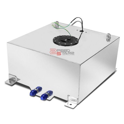 20 gallon lightweight aluminum gas fuel cell tank+level sender 19.75"x24"x10"