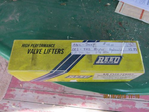 Reed amc-jeep 383-440 mopar hydraulic lifters - vl89 v-8 hemi 340-360, set of 12