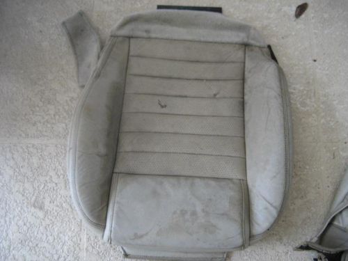 2010 2011 2012 mustang driver front bottom tan leather seat cover w/foam lh oem