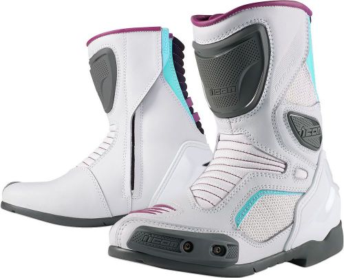 Icon women's overlord boots white 5