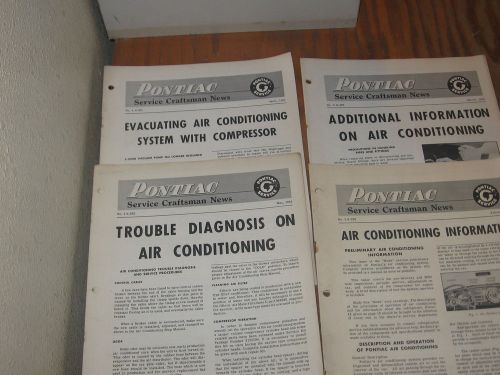 1954 pontiac service craftsman service news manuals lot of 4 feb thru may