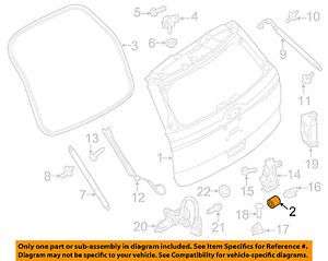 Ford oem 11-13 explorer-lift gate bumper w715976s300