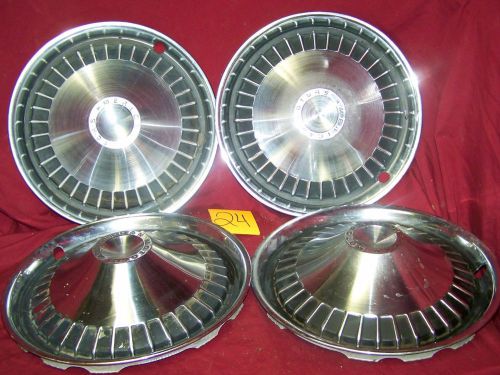 1970 1971 amc wheel hub caps oem american motors hornet gremlin set of 4 used #1