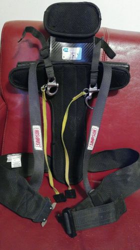Simpson adult m r3 head &amp; neck restraint hans -used-out of date certificate