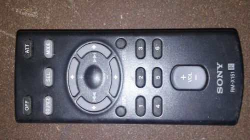Sony rm-x151 car audio remote control